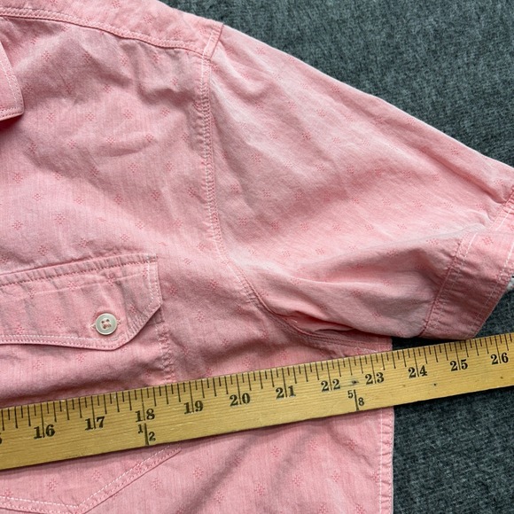 7 Diamonds Shirt Mens XL Flip Cuff Short Sleeve Classic Fit Button - Picture 6 of 10